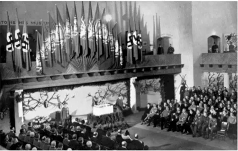 Fig. 2.  ”Reichsjägermeister Generalfeldmarschall Göring hält die Eröffnungsansprache”, photo 
