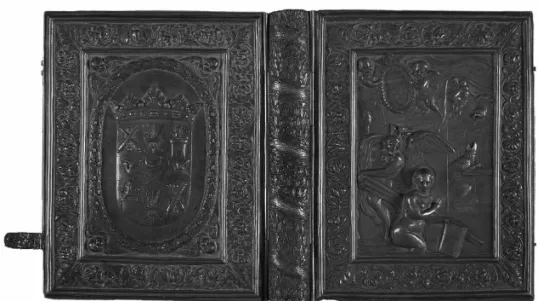Fig. 1.  Hans  Bengtsson  Sellingh,  Binding  for  the  Codex  Argenteus.  Silver,  1669