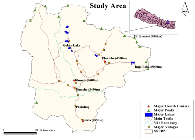 Figure 1. Study area map. 