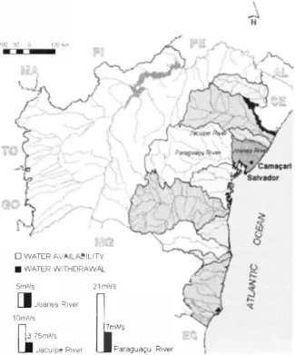 Figure I. Natural resources of the Reconcavo Geological Basin. 