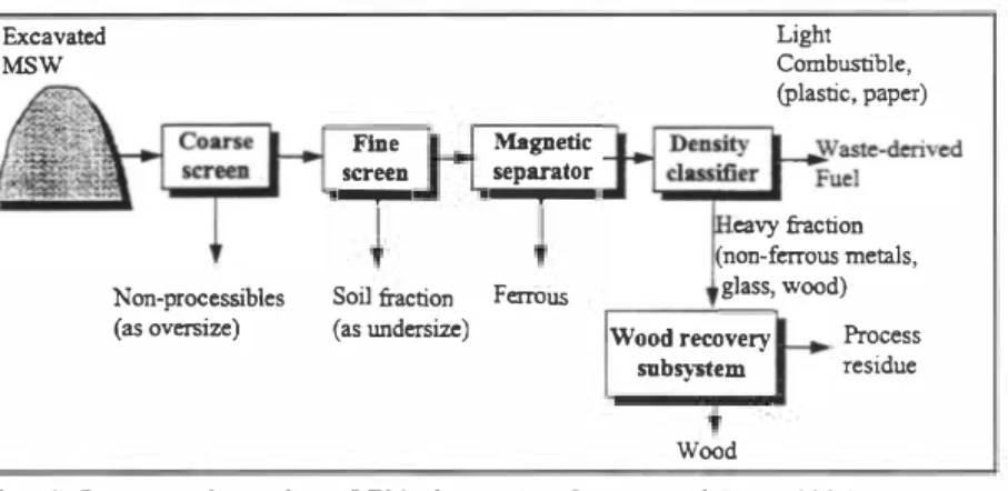 Fig.  1: Process  scheme for a LFM plant ( after Savage and Diaz,  1994 ). 