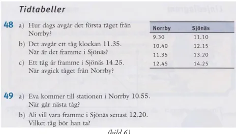 Figur  2  presenterar  hur  stor  del  av  varje  punkt  i  geometrins  centrala  innehåll  som  återfinns  i  läroböckerna  samt  delarnas  förhållande  tillvarandra  och  helheten