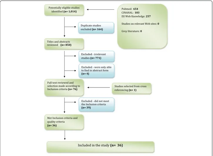 Figure 1 Flow chart for identifying relevant studies.