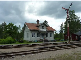 Figur 9: Tallås station (Öberg, 2010). 