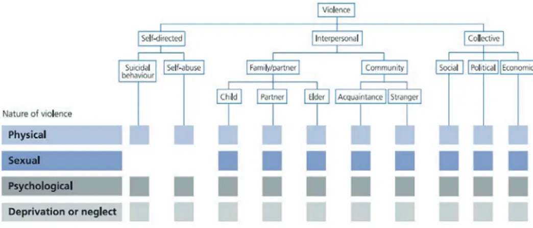 Figure 2.Typology of violence (Krug et al. 2002) 