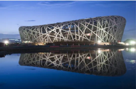 Figur 3: Nationalstadion i Beijing (Archdaily, 2016) 