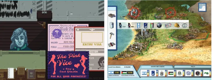 Figure 14 - Papers Please Game Figure 15 - PeaceMaker Game