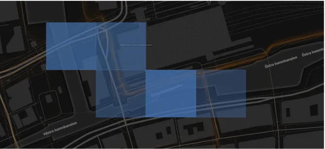 Figure 5.7: Interactional hot spot: Malmö central station