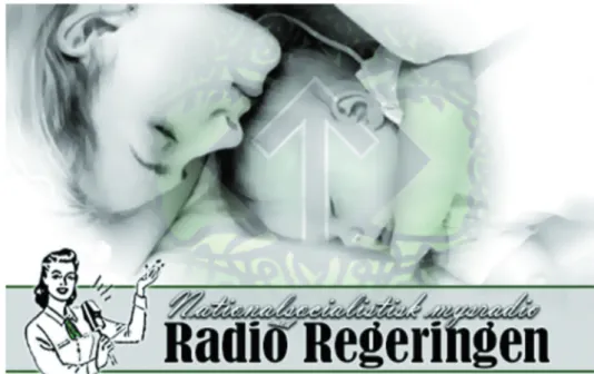 Figure 1. Social media promotional content for female-fronted podcast Radio  Regeringen.