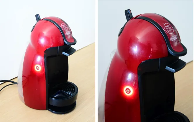 Figure 11: The a Nespresso DeLonghi Dolce Gusto coffee machine, that was used to sketch and explore multiple expressions
