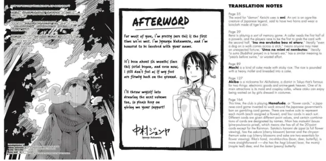 Figure 10 Author of a manga engaging with the readers.  Figure 10 shows the author of a manga communicating with fans and sharing ideas about what  they see as the keys of the stories