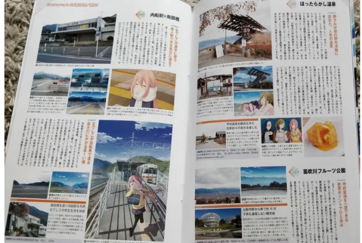 Figure 12 Example pages of Japanese Anime 88 Spots magazine.  