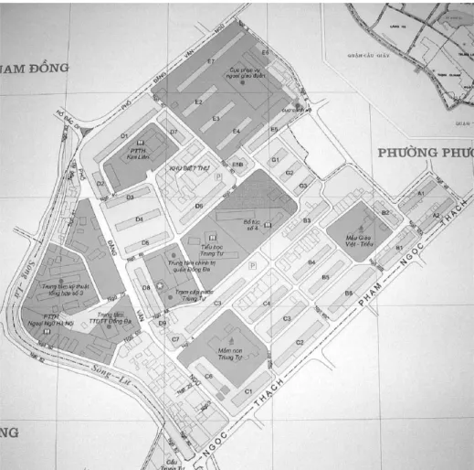 Figure 6. Trung Tu area and Nghia Tan area