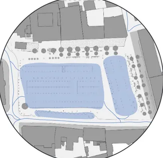 Figur 20. Rörelsediagram för cyklister Figur 21. Rörelsediagram för bilisterFigur 19. Rörelsediagram för förbipasserande personer 