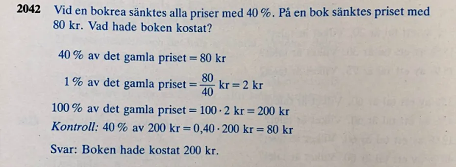 Figur 3. Exempel på Vägen över ett från Björk et al. (1984, s.56) 