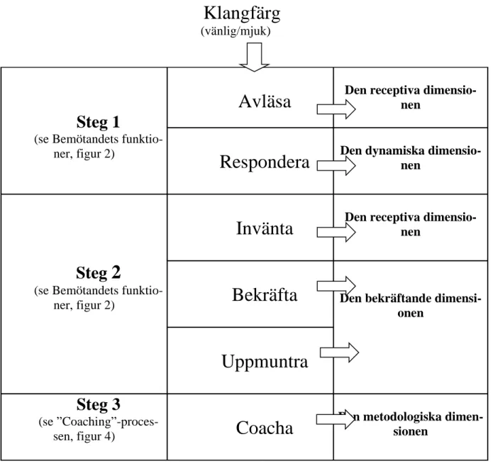 Figur 5: Bemötandets faser (Å. Bertling).