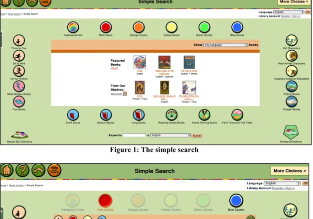 Figure 1: The simple search 