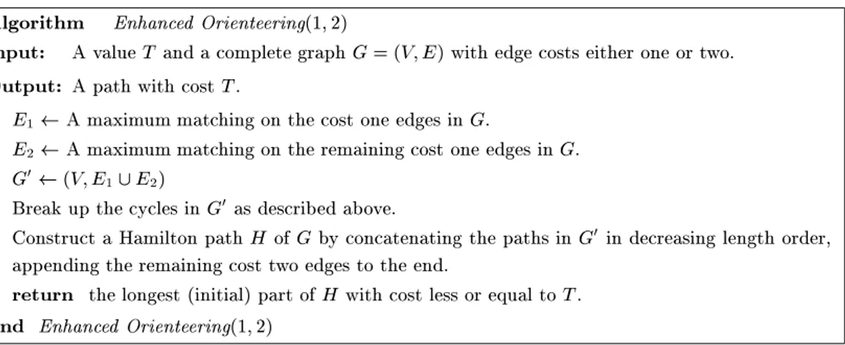 Fig. 4. Divide the paths of 
ost one edges within OPT into the sets K