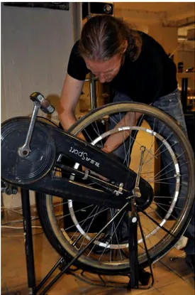 Figure 3: Fixing bikes at STPLN 
