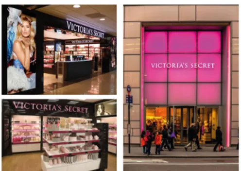 Figure	5:	Victoria's	Secret	official	word	 mark	logo	 Figure	4:	Victoria's	Secret	stores	-	Interior	Figure	4:	Victoria's	Secret	stores	-	Exterior	