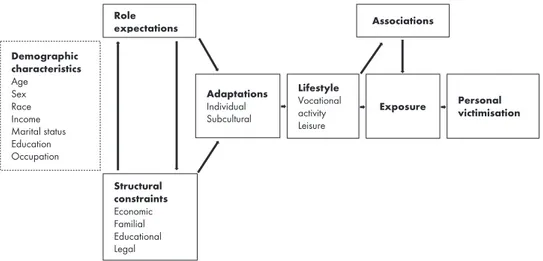 Figure 1. The lifestyle-exposure theory model (Hindelang et al., 1978).