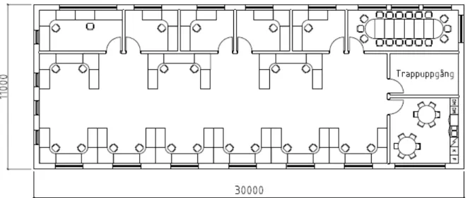 Figur 5.1- Planlösning våning 4.  