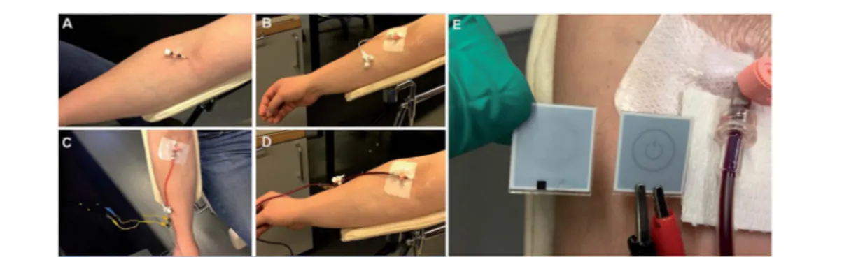 Fig. 3 Fabrication and testing of a tubular system mimicking the human venous blood circulatory system