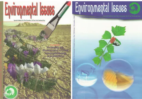 Fig. 79.2 The covers of two environmental magazines demonstrate the Emirati flag as a central feature in the greening efforts