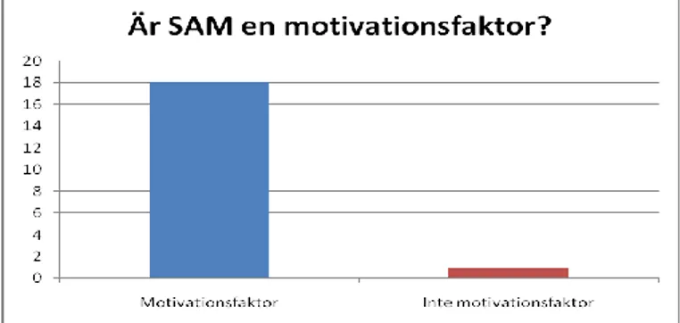 Figur 10. SAM som motivationsfaktor 