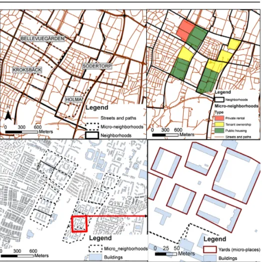 Table 2 Census data from the studied neighborhoods and the city