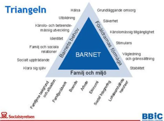 Figur 1: BBIC-triangel, hämtad från socialstyrelsen.se. 