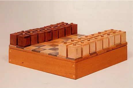 Fig. 12. Spice Chess, Takako Saito. Other variations were created, but I believe this  version best represents the concept