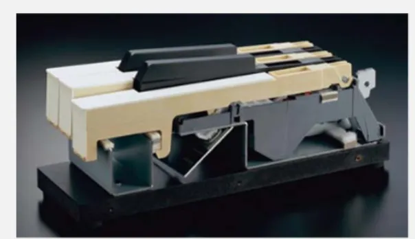 Figure 12: Synthesizer key side-cut view. 