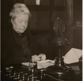 Figur 5. Selma Lagerlöf, nobelpristagare i litteratur,  får gestalta kulturen och kändisskapet