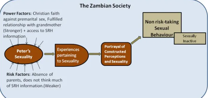 Figure 10.2 Social Construction of Sexuality: A Case of a Sexually Non Risk-taking Youth