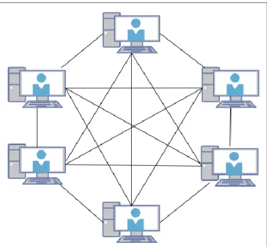 Figure 6: A full mesh connection between peers 