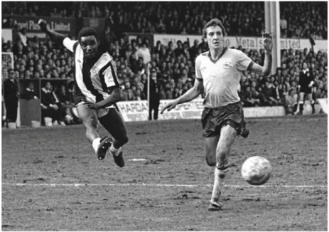 Fig. 12.1 Laurie Cunningham in action for West Bromwich, 1979 Alan Williams/Alamy Stock Photo