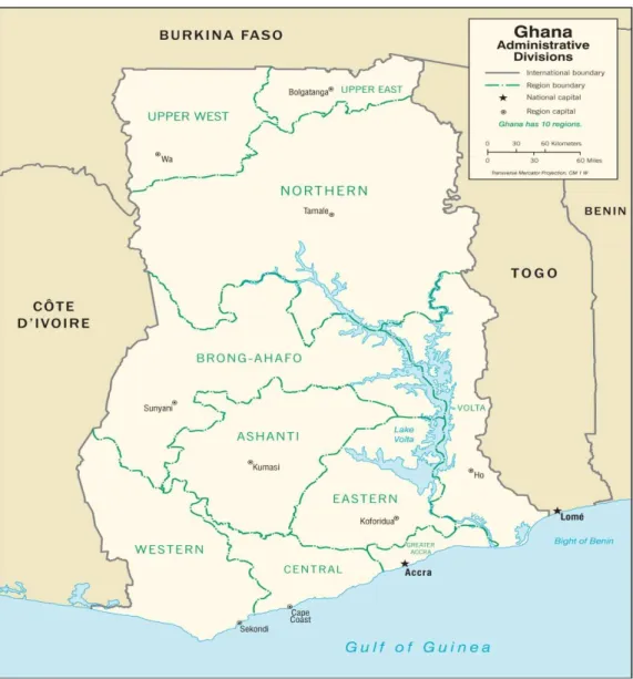 Figure 3 Map of Ghana   