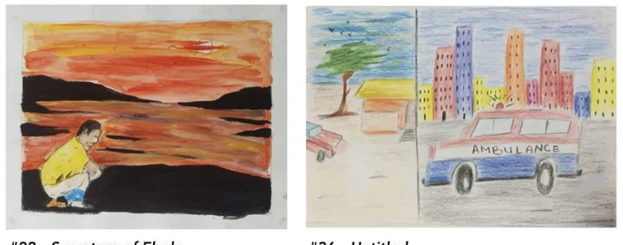 Figure 5. Artworks #22 and #36 by the same participant 