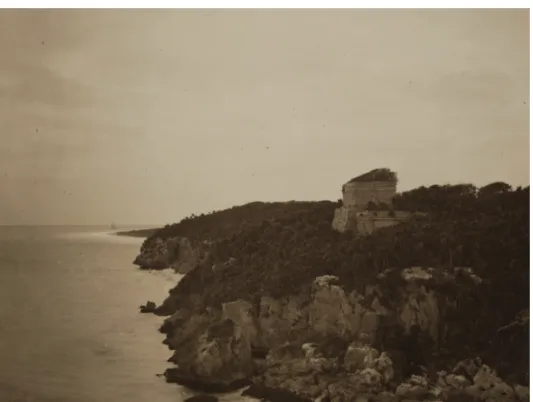 Figure 1. View over Tulum, from Prince Wilhelm’s expedition in 1920 (Wilhelm 1920a).