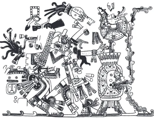 Figure 2. Murals from Santa Rita (Gann 1900).