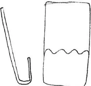 Figur 6.5.10 Koncept b2: Kläderna hängs  över eller kastas i den. 