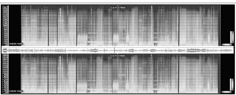 Figure 9: Pinocchio stream spectrogram analysis. 