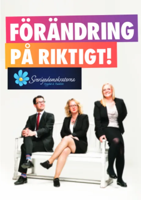 Figur 2. Sverigedemokraterna, Förändring på riktigt! 