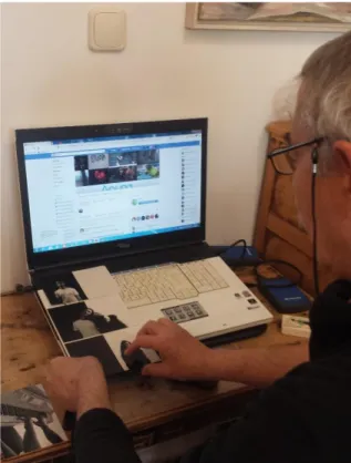 Figure 6: Philip (66) channels his passion for photography  into relevant Facebook Groups