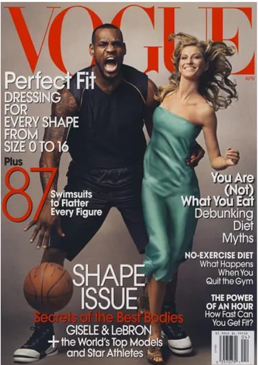 Figure 4: A Vogue cover from 2008 that received criticism because of   racist connotations