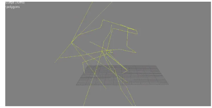 Figure 7: The Ciphertext in mocap animation. For  video see https://vimeo.com/238730451 