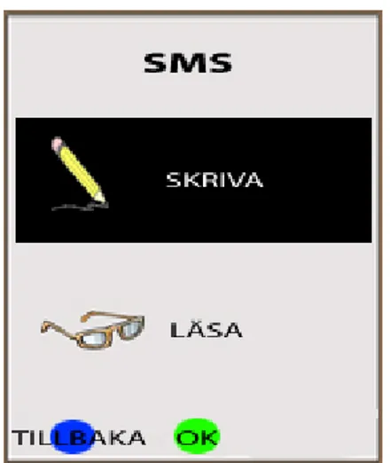 Figur 11. SMS Display Val