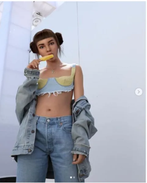 Figure 10 ​ : Cool and fashionable from Emma Chamberlain  (Chamberlain, 2019d) 