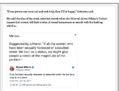 Figure 4. Embedded Tweet in the Los Angeles Times article, 2017  (Source: latimes.com)